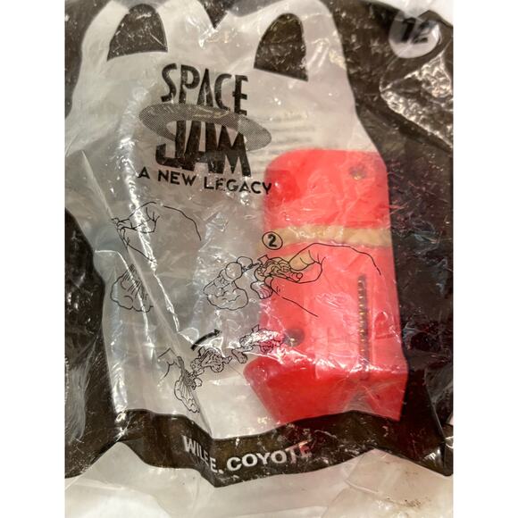 (5) Vntg McDonalds Toy Lot 80s 90s Fraggle Rock Hot Wheels Beetleborg Space Jam - Picture 6 of 7